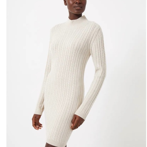 French Connection Cable Knit Sweater Dress – NWT Large - Picture 1 of 7